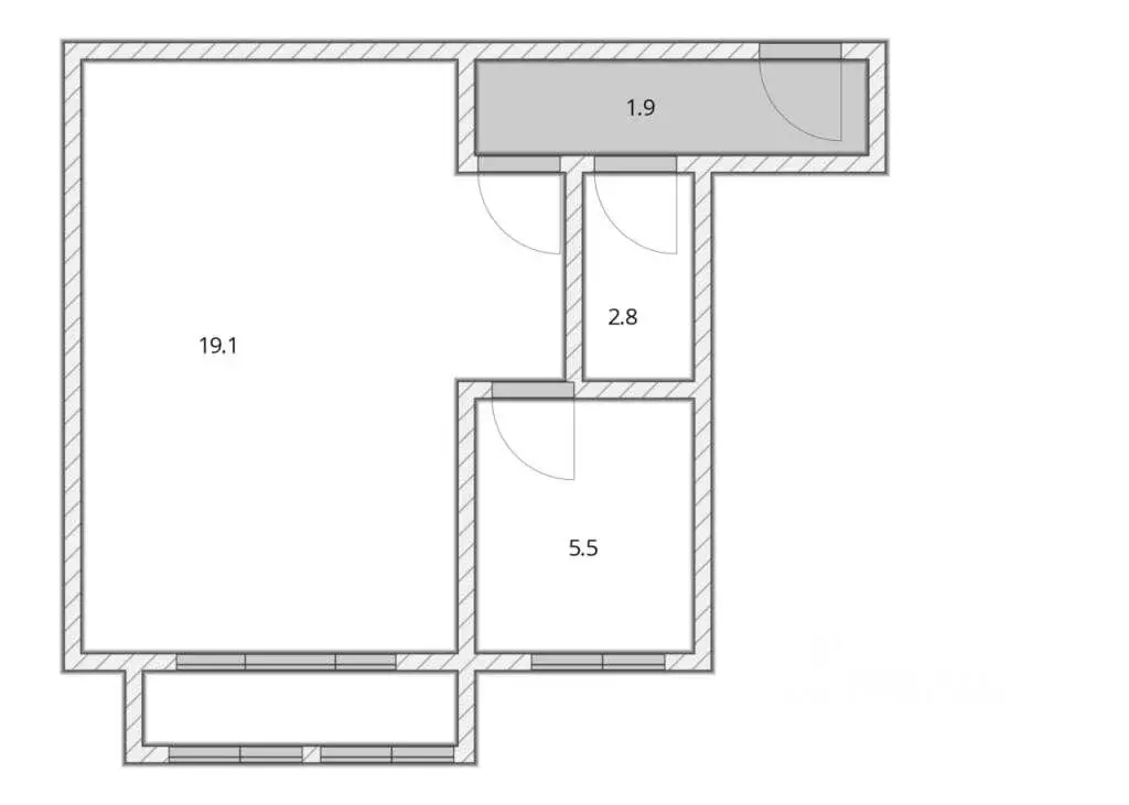 1-к кв. Башкортостан, Уфа Революционная ул., 129 (32.1 м) - Фото 1