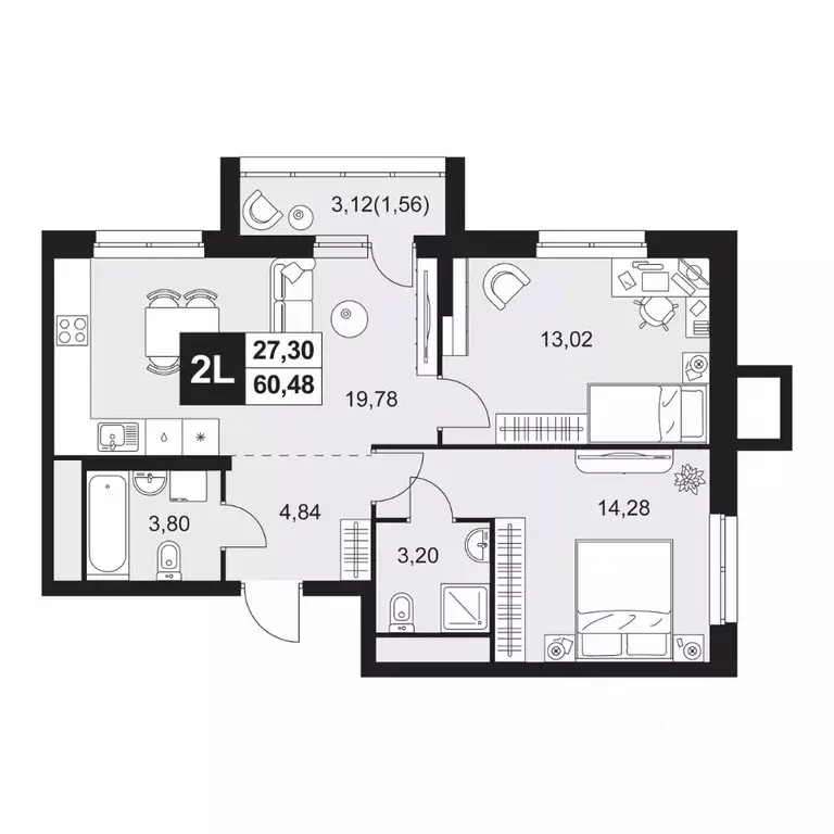 3-к кв. Пензенская область, Пенза Тепличный мкр, Прованс жилой ... - Фото 1