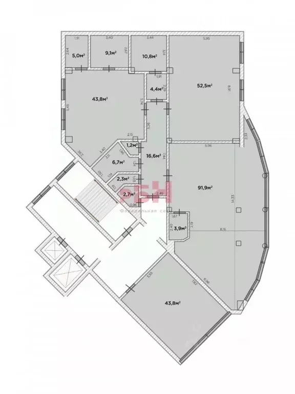 Офис в Тюменская область, Тюмень ул. Республики, 250Б (250 м) - Фото 2