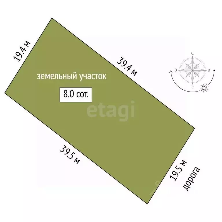 Участок в Тюменская область, Нижнетавдинский муниципальный округ, пос. ... - Фото 2