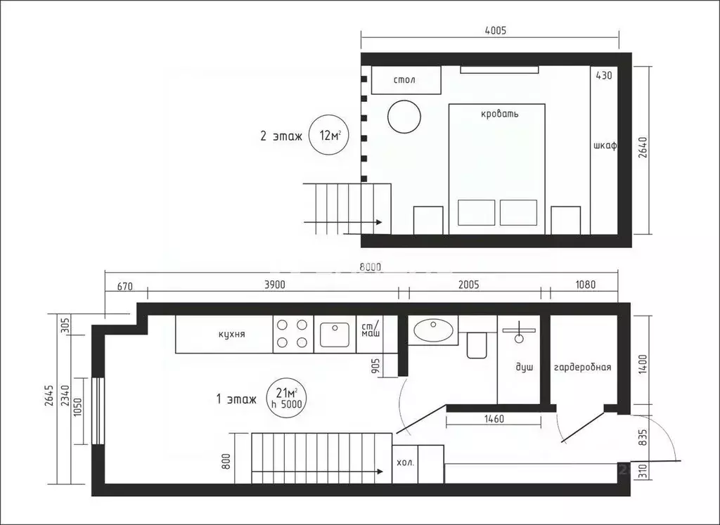 Студия Москва ул. Клары Цеткин, 18к3 (21.0 м) - Фото 1