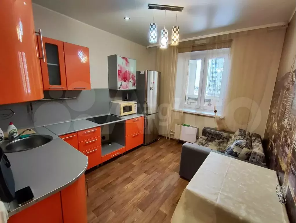 1-к. квартира, 35,1 м, 3/9 эт. - Фото 1
