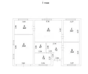 Дом в село Косырёвка, Серебряная улица (117.4 м) - Фото 1