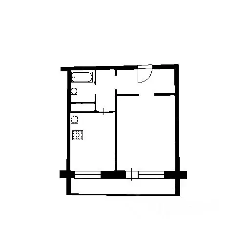 1-к кв. Москва Рублевское ш., 22К1 (46.4 м) - Фото 2