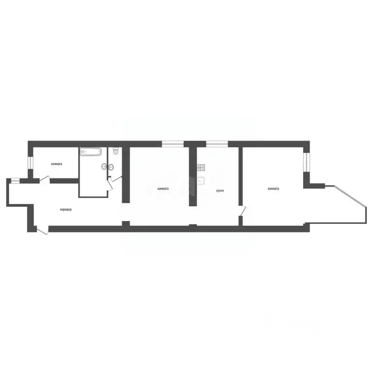 3-к кв. Воронежская область, Воронеж ул. Владимира Невского, 13 (110.0 ... - Фото 2