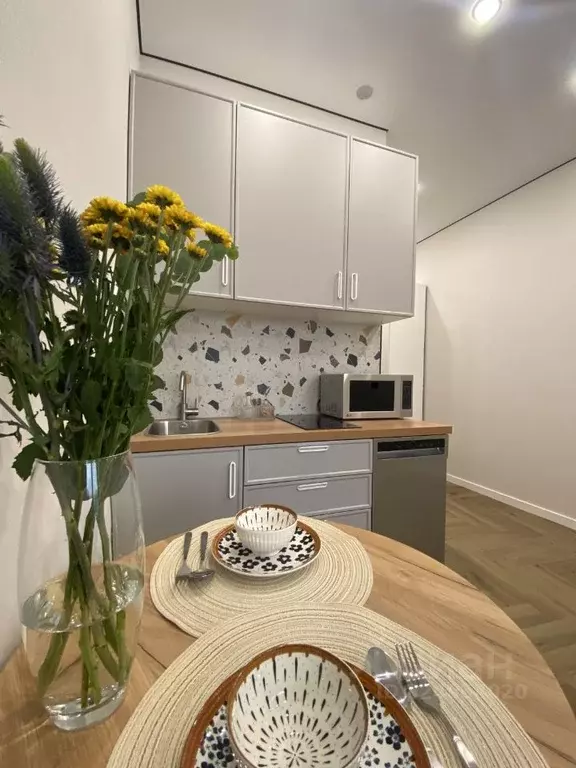 Студия Москва Нагатинская наб., 10А (21.0 м) - Фото 1