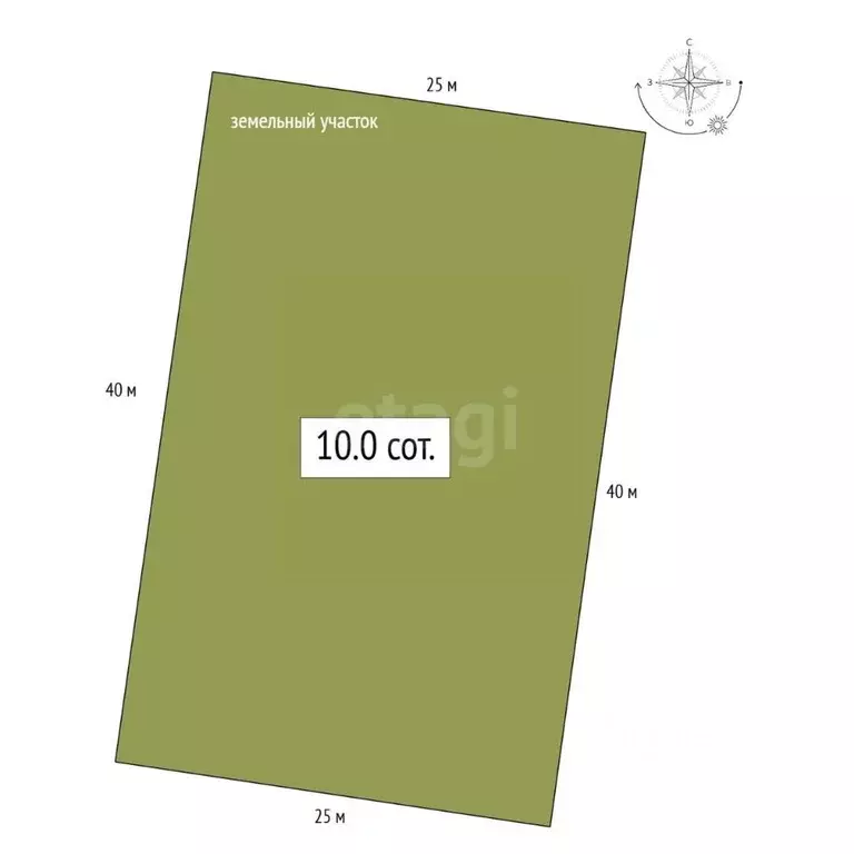 Участок в Алтай, Майминский район, с. Кызыл-Озек ул. Радужная (10.0 ... - Фото 2