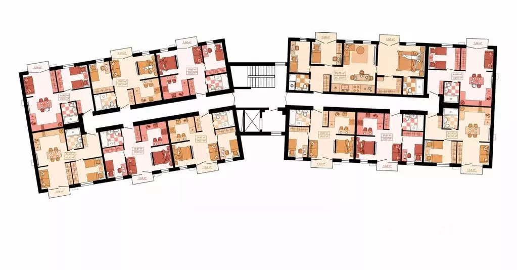 2-к кв. Приморский край, Владивосток Главная ул. (39.87 м) - Фото 2