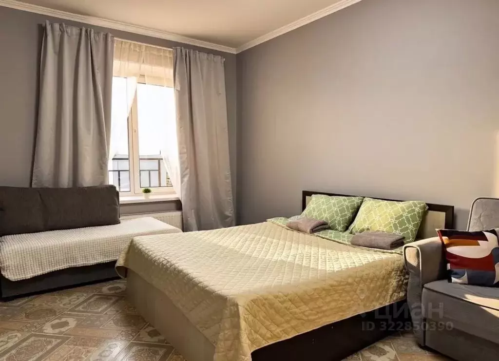 1-к кв. Татарстан, Казань ул. Николая Ершова, 62Г (36.0 м) - Фото 1