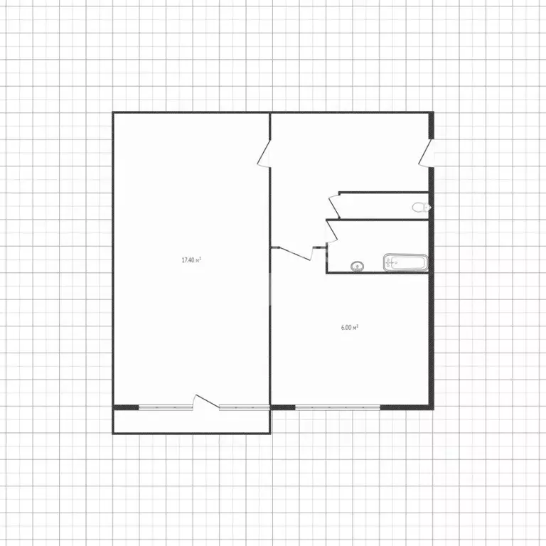 1-к кв. Липецкая область, Липецк ул. Сергея Казьмина, 1А (35.4 м) - Фото 2