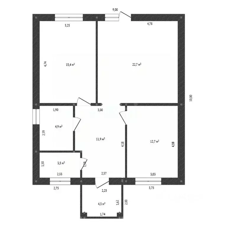 Дом в Башкортостан, Кармаскалинский район, Кабаковский сельсовет, д. ... - Фото 2