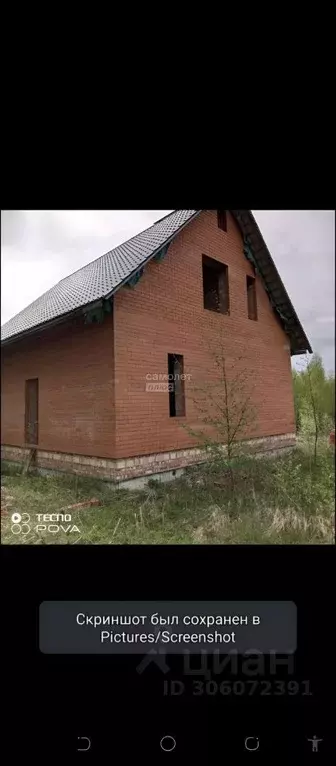 Дом в Смоленская область, Краснинский муниципальный округ, Малеевское ... - Фото 0