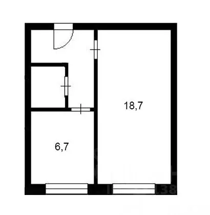 1-к кв. Москва ул. 2-я Сокольническая, 2 (34.0 м) - Фото 1
