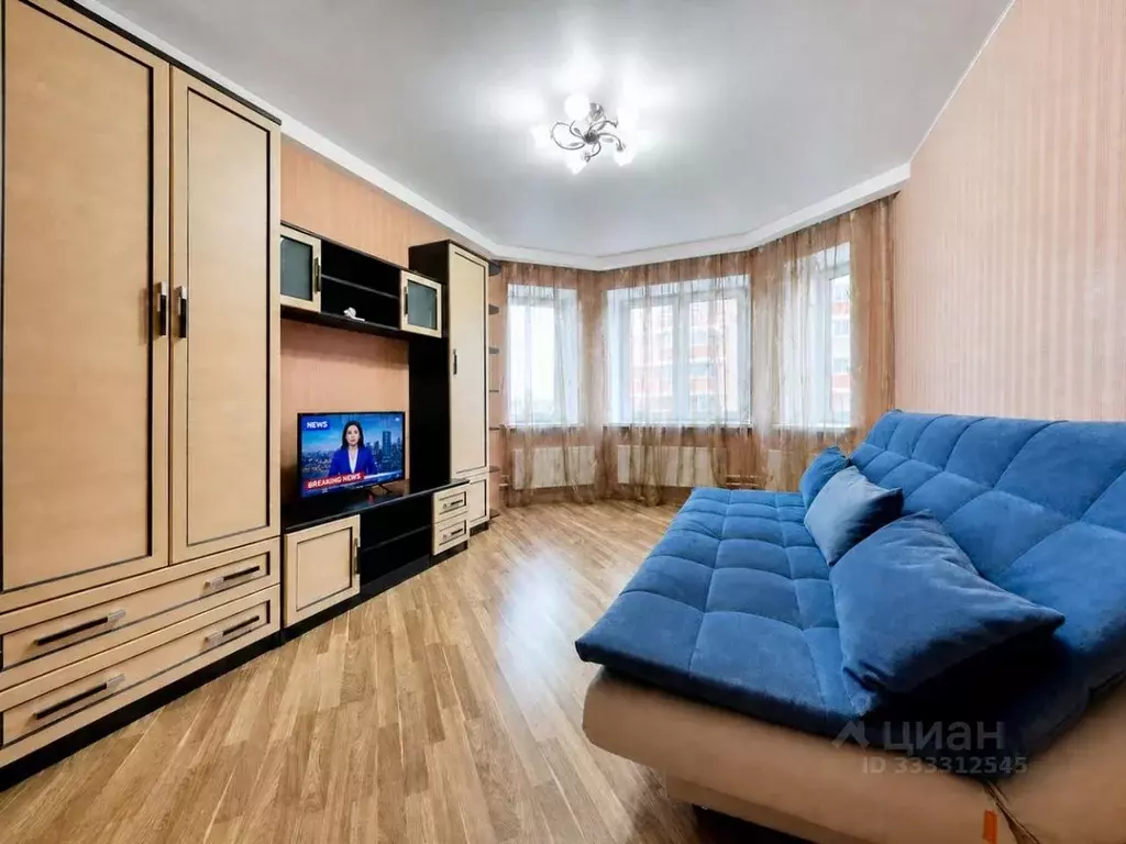 1-к кв. Москва, Москва, Московский г. 3-й мкр, 19 (42.0 м) - Фото 1