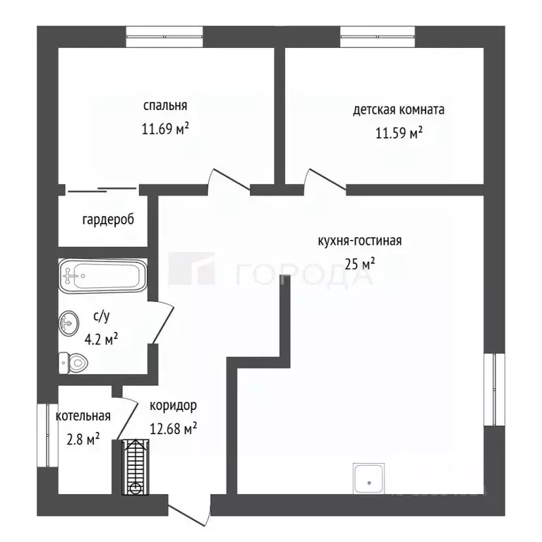 Дом в Алтайский край, Первомайский район, с. Зудилово Советская ул. ... - Фото 2