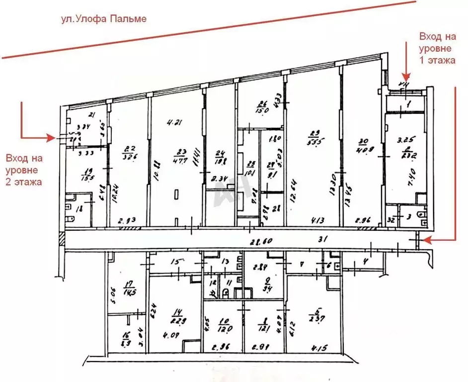 Помещение свободного назначения в Москва ул. Улофа Пальме, 1 (469 м) - Фото 2