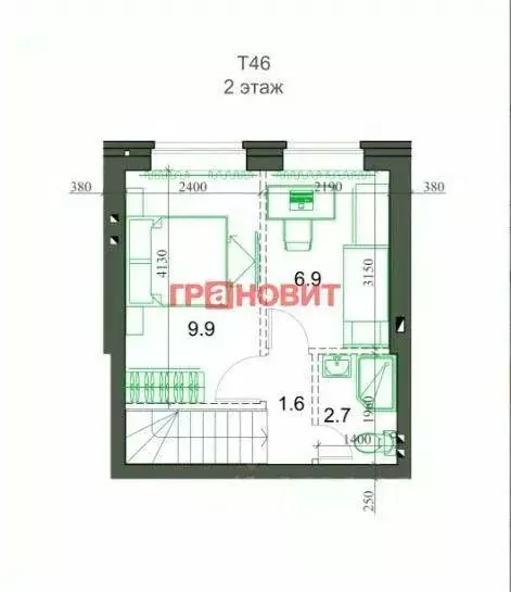Таунхаус, 46 м - Фото 0