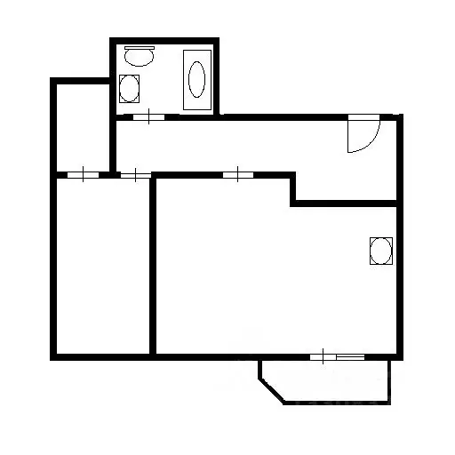 2-к кв. Новосибирская область, Новосибирск Вилюйская ул., 11 (56.6 м) - Фото 2