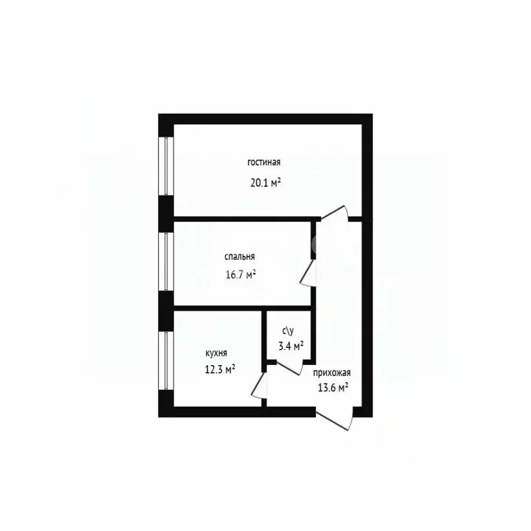 2-к кв. Дагестан, Дербент Приморская ул., 48 (66.4 м) - Фото 2