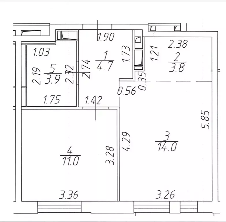 1-к кв. Московская область, Химки городской округ, д. Юрлово к1/1 ... - Фото 2