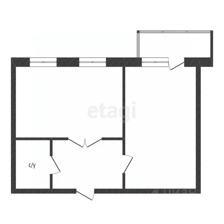 1-к кв. Красноярский край, Красноярск Норильская ул., 8А (54.6 м) - Фото 2