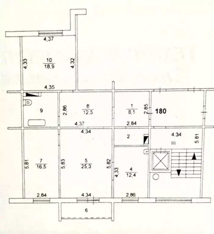 3-к кв. Челябинская область, Челябинск ул. Монакова, 31 (105.0 м) - Фото 1