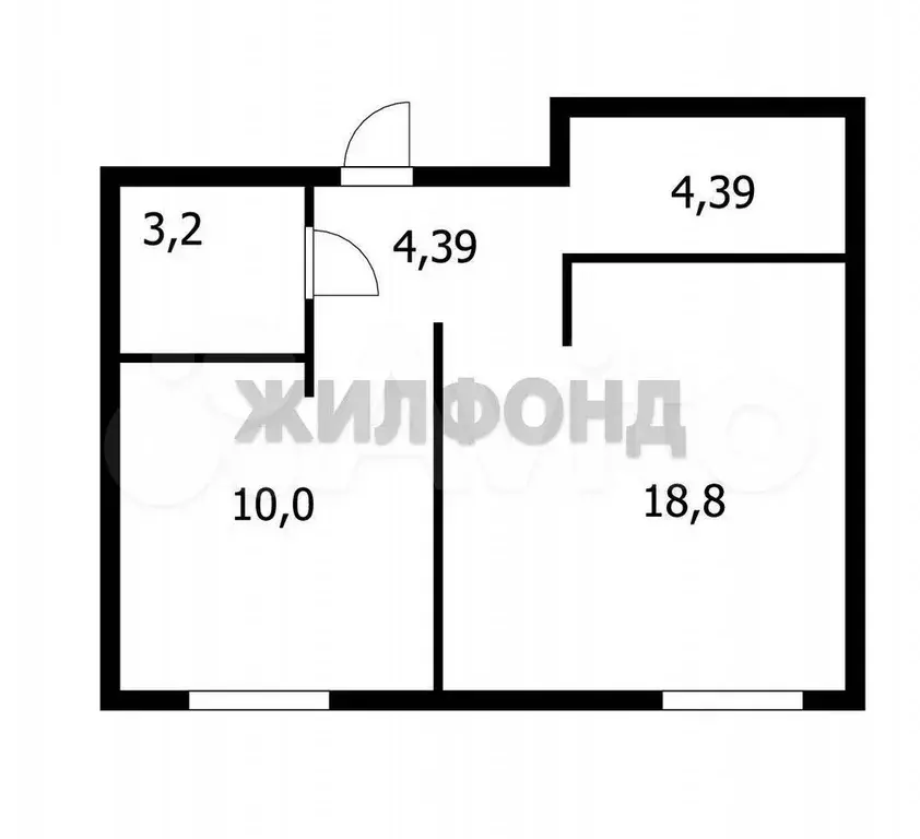 1-к. квартира, 40,6 м, 1/16 эт. - Фото 0