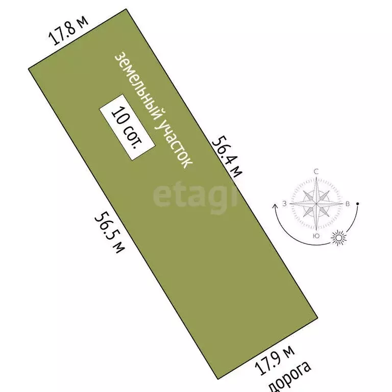 Участок в село Нартан, улица Братьев Дышековых (10 м) - Фото 1