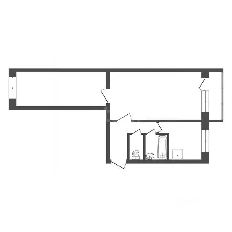 2-к кв. Красноярский край, Красноярск ул. Юшкова, 14 (45.5 м) - Фото 2