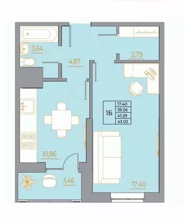 1-к кв. Ростовская область, Ростов-на-Дону Новый Горизонт жилой ... - Фото 1