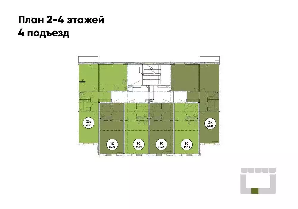 2-к кв. Пермский край, Пермский район, с. Фролы ул. Балтийская, 2 ... - Фото 1