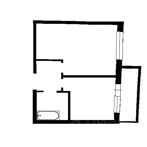 1-к кв. Ленинградская область, Мурино Всеволожский район, ул. ... - Фото 2