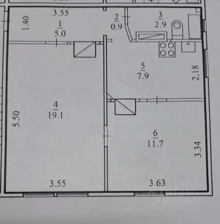 2-к кв. Архангельская область, Архангельск Соломбала исторический ... - Фото 1