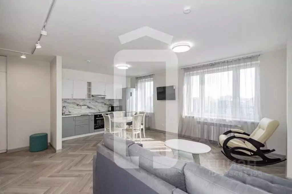 1-к кв. Свердловская область, Екатеринбург ул. Цвиллинга, 7А/3 (52.8 ... - Фото 1