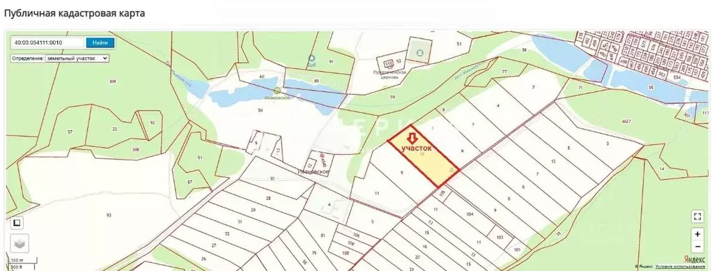 Участок в Калужская область, Боровский район, Кривское с/пос  (214.7 ... - Фото 2