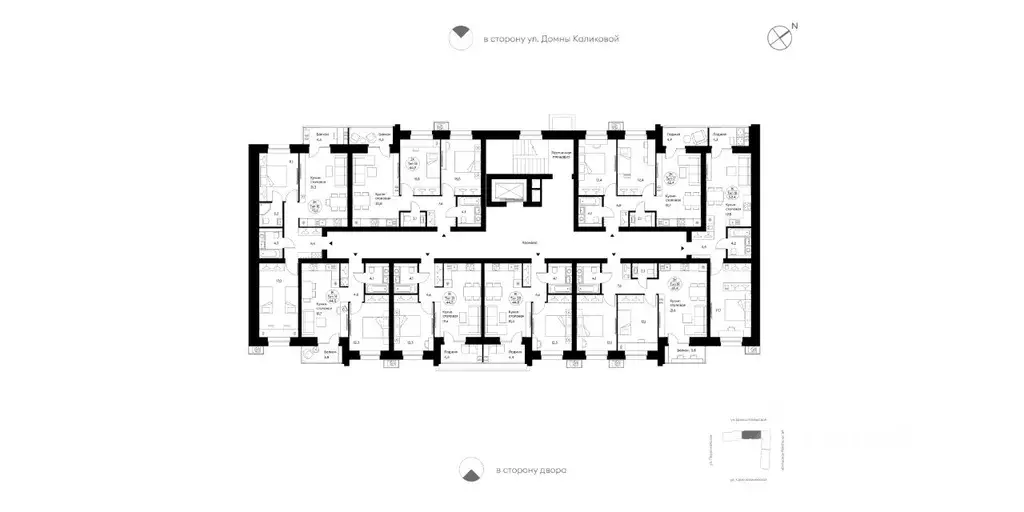 1-к кв. Коми, Сыктывкар Интернациональная ул., 200 (44.8 м) - Фото 2