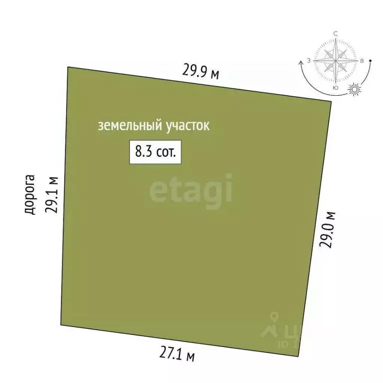 Участок в Ярославская область, Тутаевский муниципальный округ, ... - Фото 2