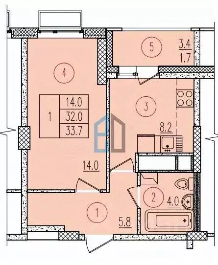 1-к кв. Московская область, Солнечногорск пер. Механизаторов, 4к2 ... - Фото 2