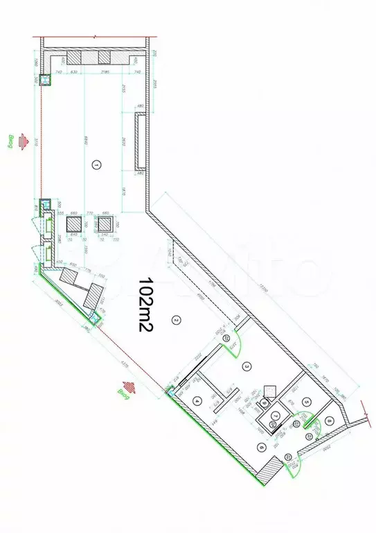 Аренда офиса 102 м в бизнес-центре Башня на Набережной (Блок С) - Фото 1