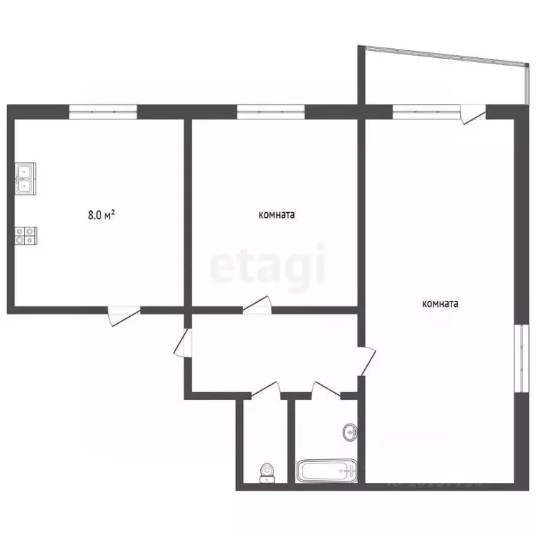 Комната Саха (Якутия), Якутск Северная ул., 6 (12.5 м) - Фото 1