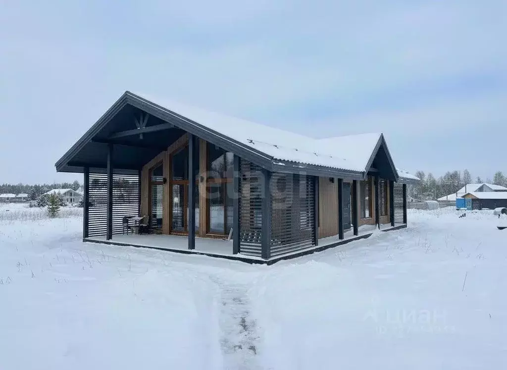 Дом в Ленинградская область, Приозерский район, Ларионовское с/пос, ... - Фото 1