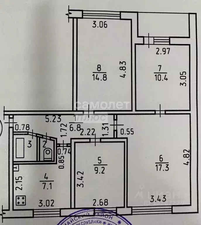 4-к кв. Удмуртия, Ижевск Удмуртская ул., 145 (68.5 м) - Фото 1