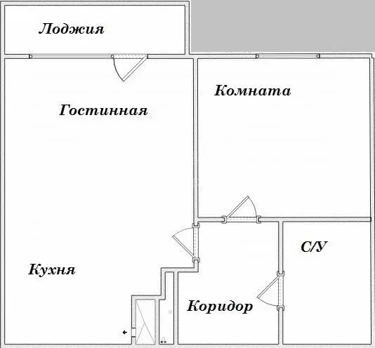 1-комнатная квартира: деревня Жабкино, микрорайон Булатниково, 4 (31.8 ... - Фото 0