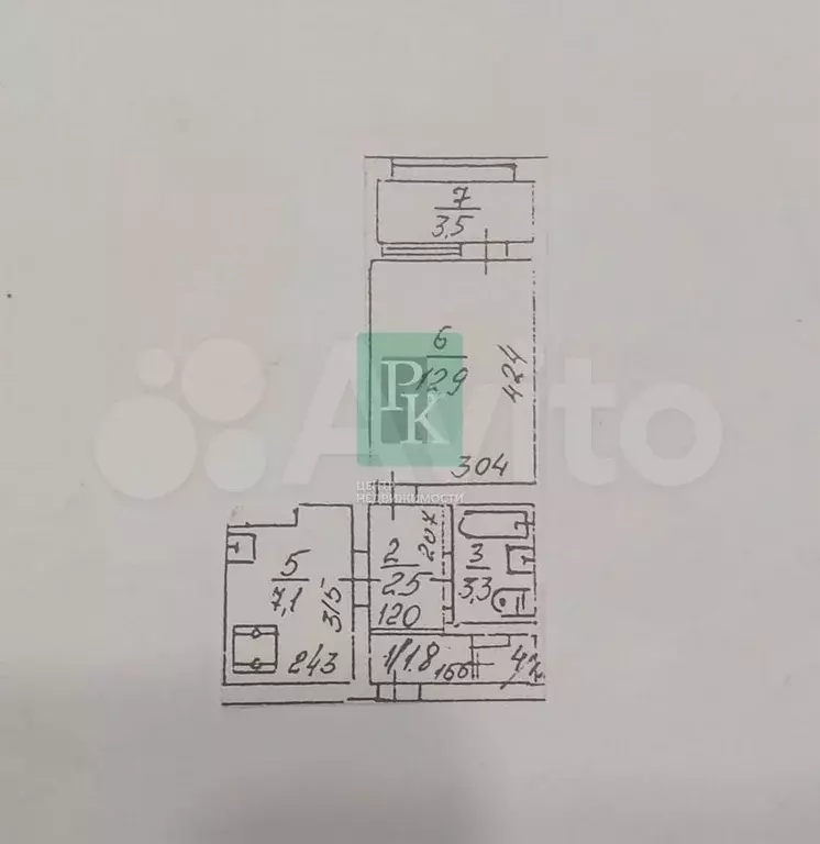 1-к. квартира, 30,5 м, 8/9 эт. - Фото 0