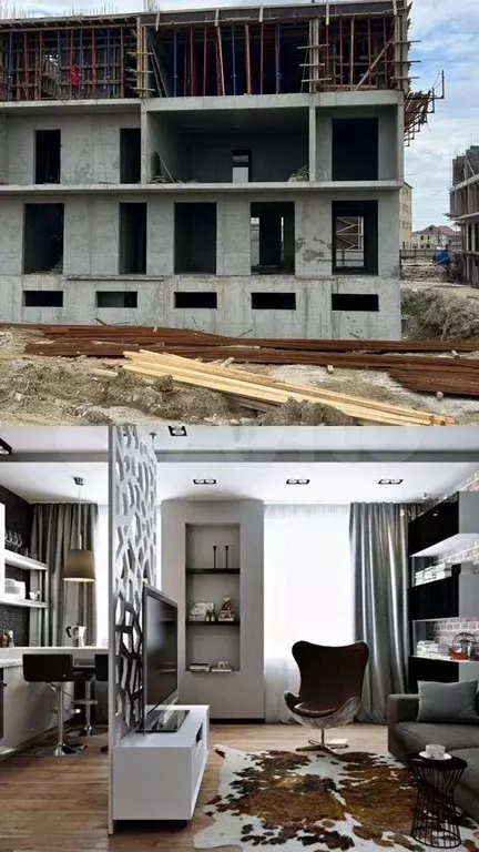 Квартира-студия, 36 м, 4/14 эт. - Фото 1
