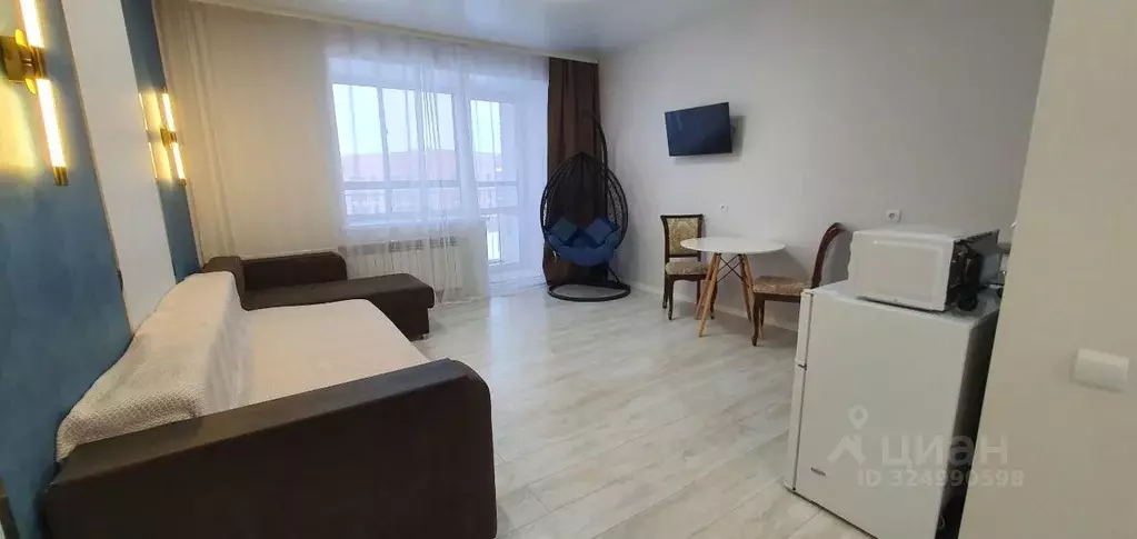 Студия Томская область, Томский район, д. Кисловка, Северный мкр ул. ... - Фото 1