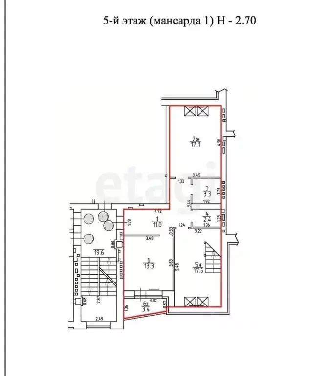 3-к кв. Калининградская область, Гурьевский муниципальный округ, пос. ... - Фото 2