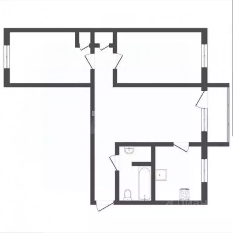 3-к кв. Севастополь ул. Гоголя, 29 (55.0 м) - Фото 2