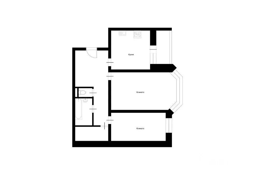 2-к кв. Московская область, Долгопрудный Новый бул., 19 (69.2 м) - Фото 2