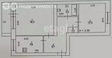 2-комнатная квартира: Тверь, посёлок Химинститута, 48 (52.6 м) - Фото 1